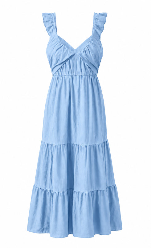 Ruffle Dress Long
