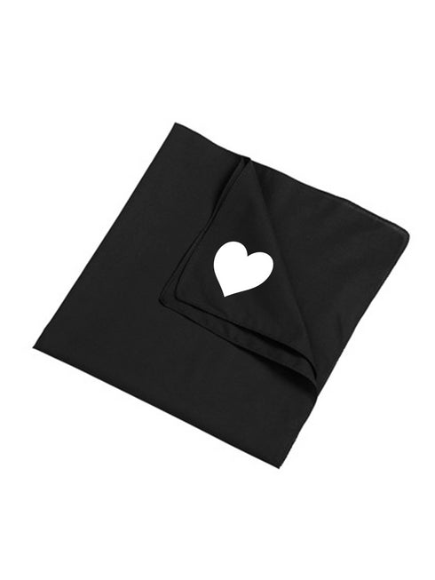 Schal PBK Herz Weiß