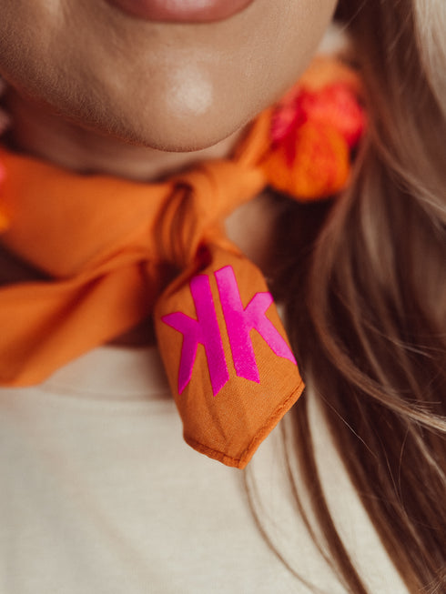 Scarf PBK Neon Pink Velvet