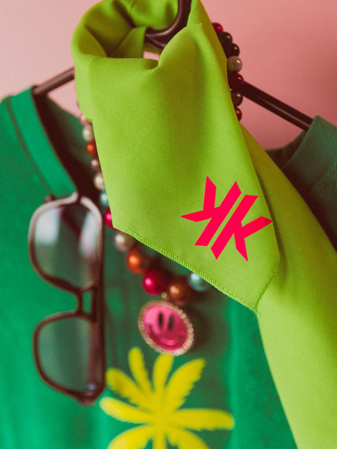 Schal PBK Neon Pink Samt