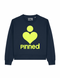 Curve Boxy Pullover PiNNED Neongelber Samt