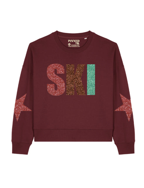 Boxy Sweater Ski Multi Glitter