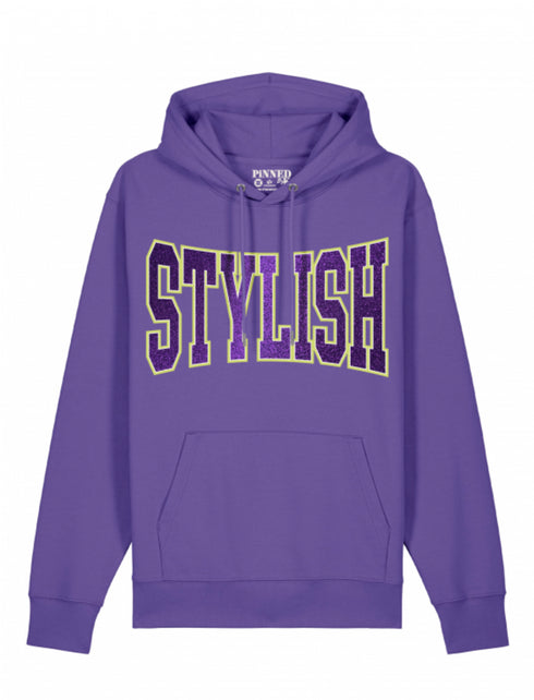 Limited Hoodie Stylish Purple Glitter