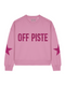 Boxy Sweater Off Piste Pink Glitter