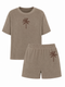 Frottee-Set Palme Mocca Velvet