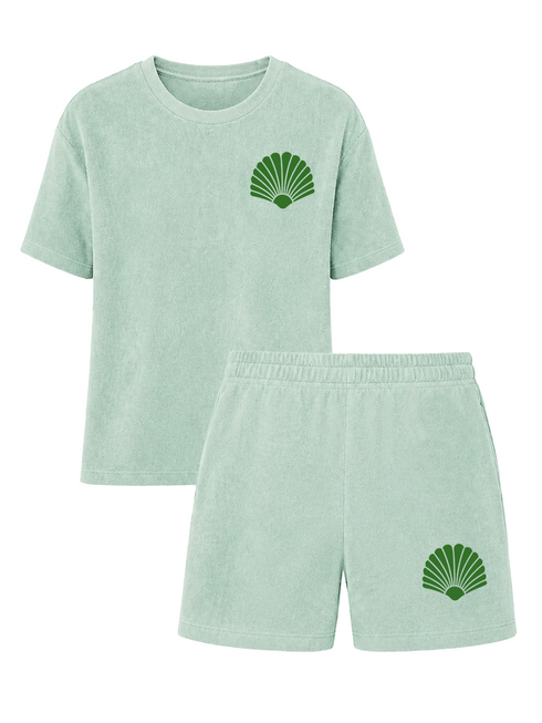 Frottee-Set Terry Shell Green Velvet - Mint | HINWEIS: Lieferzeit 5-7 Werktage