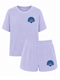 Set Badstof Shell Navy Blue Velvet | NOTE: Levertijd 5-7 werkdagen