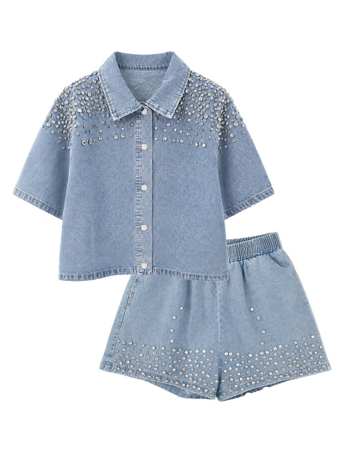 Set Denim Studs
