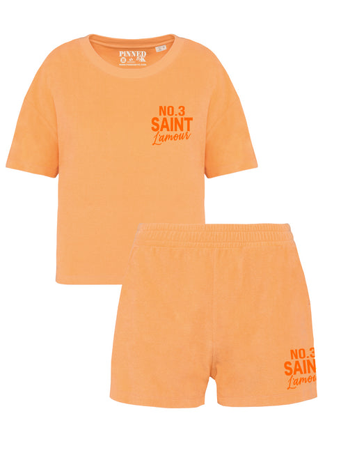 Frottee-Set Terry Saint L'amour Velvet Neon Orange - Orange