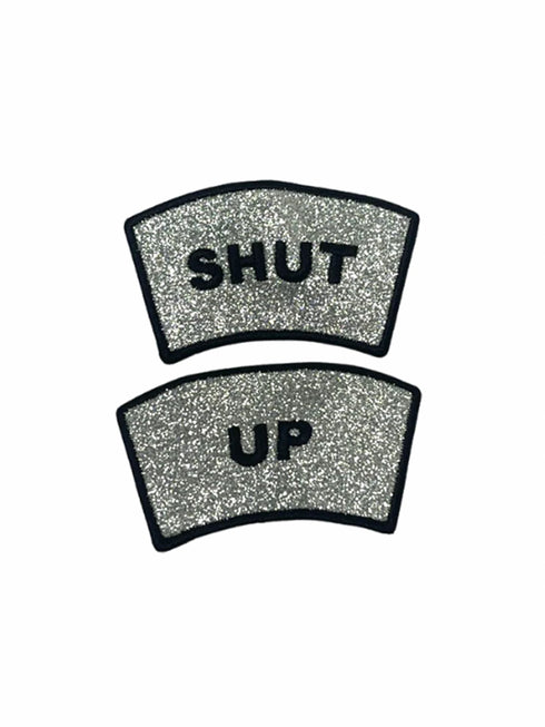 Candy Badge Halt die Klappe