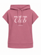 Sleeveless Hoodie Social Run Club Pink