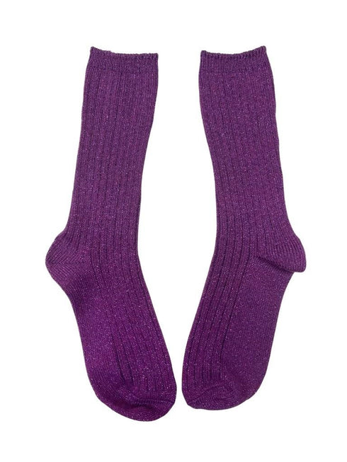 Socken Glitter Long