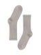 Socks Long Stripes Glitter - Light Grey