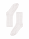 Socks Silver Glitter Stripes Femme - White