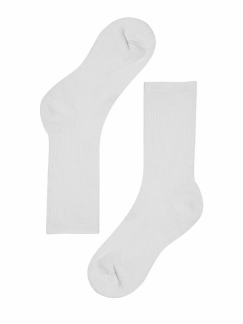 Socks Tennis - White