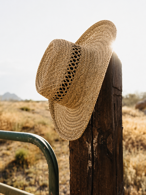 Straw hats Cowboy