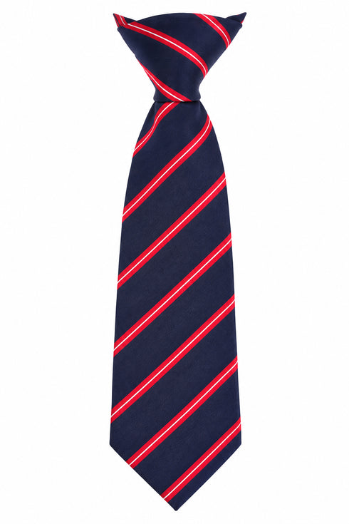 Tie Navy Red