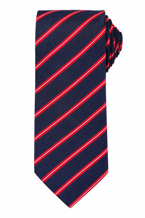 Tie Navy Red