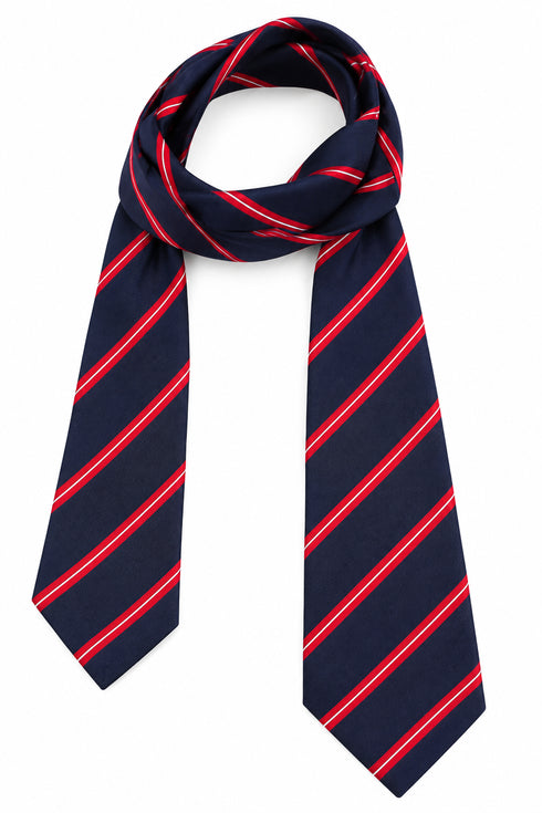Tie Navy Red