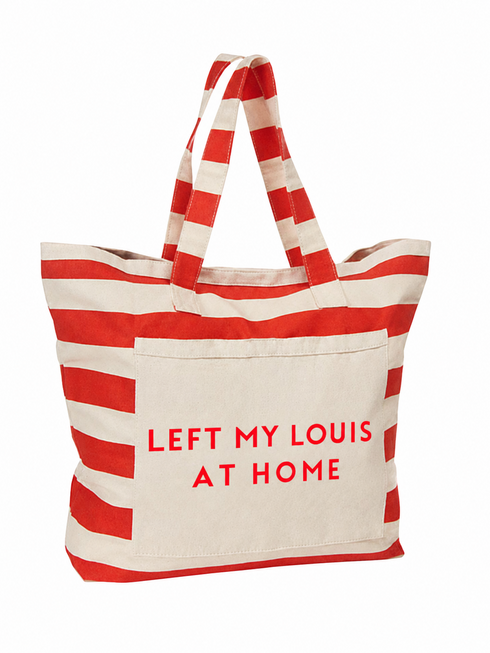 Canvas Bag Striped Louis Red