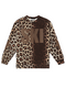 Sweater Leopard Ski Brown Velvet