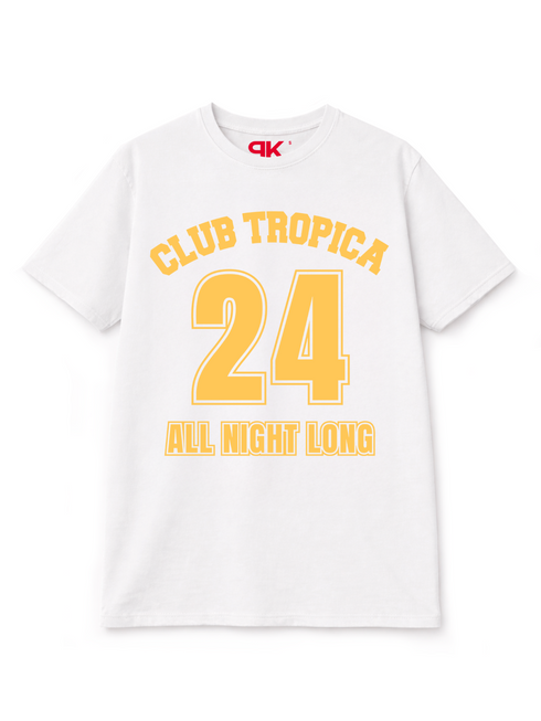 T-shirt Club Tropica Yellow