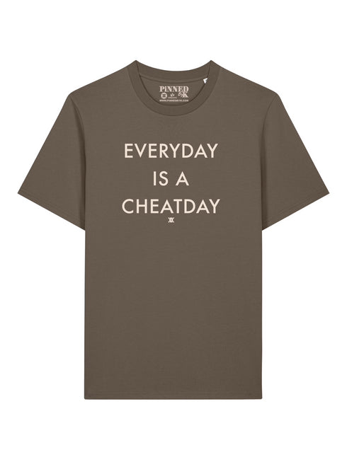 T-shirt Everyday Is A Cheatday Offwhite