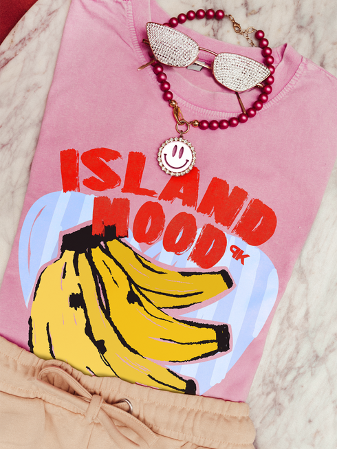 T-shirt Washed Island Mood