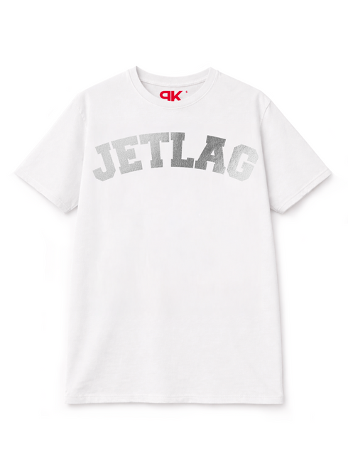 T-shirt Jetlag Silver Foil