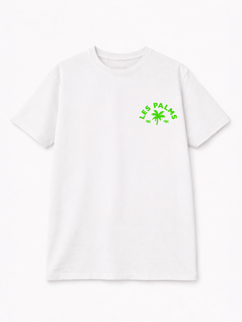 T-shirt Les Palms Chest Neon Green