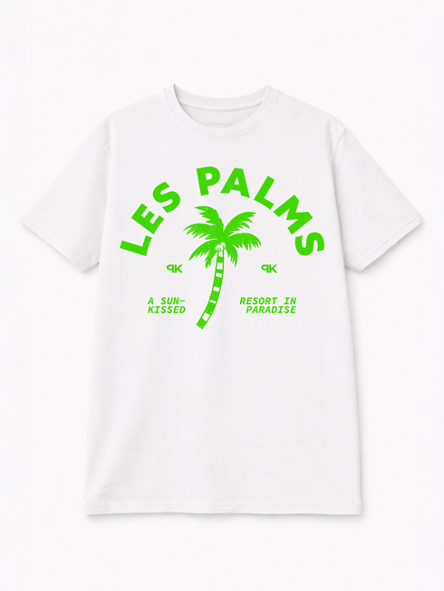 T-shirt Les Palms Neon Green