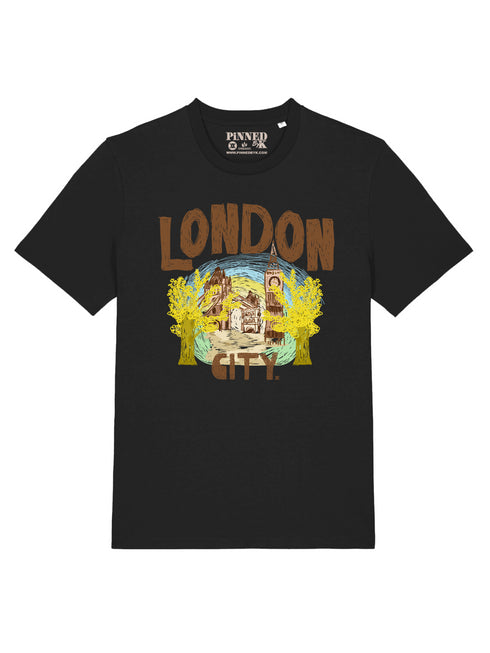 T-shirt London City - Black