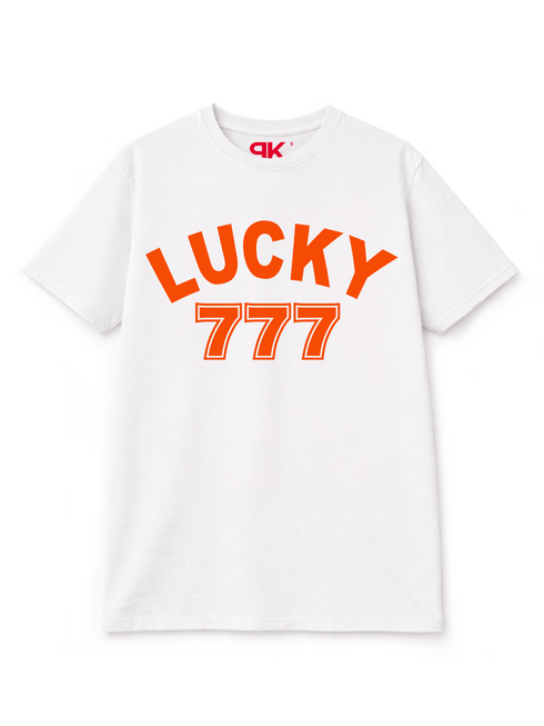 T-shirt Lucky 777 Orange