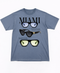 T-shirt Washed Miami Blue