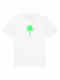 T-shirt Palmtree Neon Green Velvet