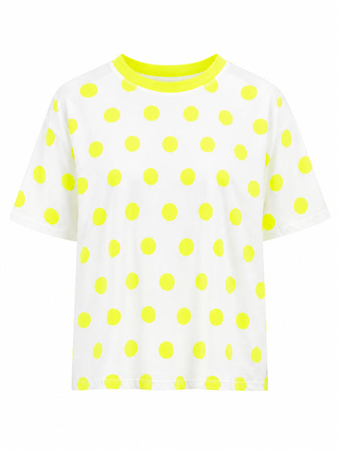T-shirt Polka Dot Yellow