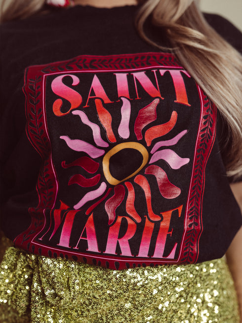 Curve T-Shirt Saint Marie - Verwaschenes Grau