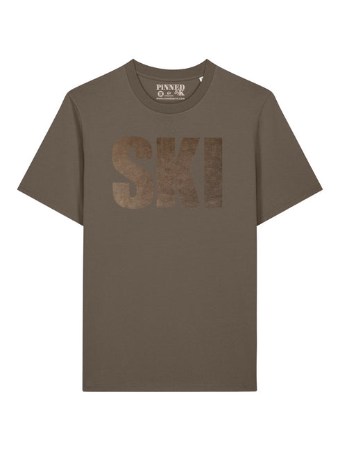 T-shirt Ski Brown Velvet