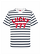 T-shirt Stripe Lucky 777 Red