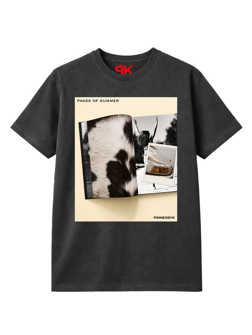 T-shirt Washed Pages Of Summer