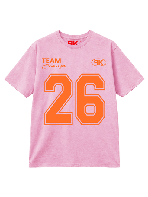 T-shirt Washed Team Orange 26