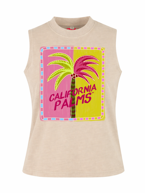 Tanktop Washed California Palms