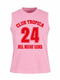 Tanktop Washed Club Tropica Red