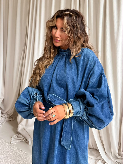 The Jeans Dress Dark Blue