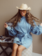 The Jeans Dress Light Blue