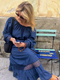 The Marrakech Dress Dark Blue