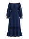 The Marrakech Dress Dark Blue