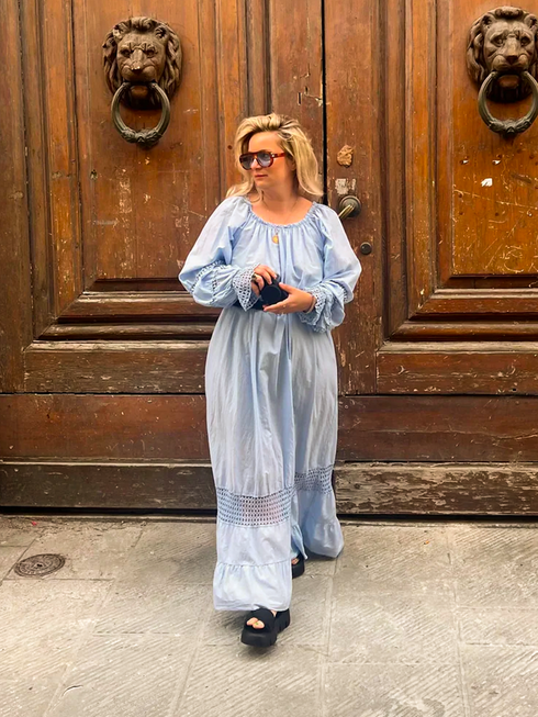 The Marrakech Dress Light Blue