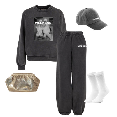 Boxy Sweater Washed Weekend Vibes