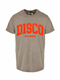 Washed T-shirt Disco Studios Neon Orange Velvet